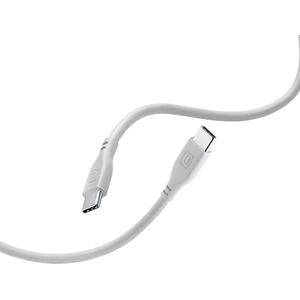 Kabel USB Cellular Line USB-C - USB-C 1.2 m Szary (USBDATASOFTC2CD) 13673147 8018080430749