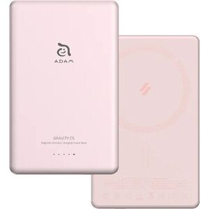Powerbank Adam Elements Adam Elements Gravity C5 - magnetyczny powerbank bezprzewodowy 5000 mAh różowy - Gwarancja bezpieczeństwa. Proste raty. Bezpłatna wysyłka od 170 zł. 13673460 4710343473817