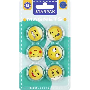 Starpak MAGNES KOL MIX EMOT 33MM OP6SZT STK B/C24/192 13673602 5905523618228