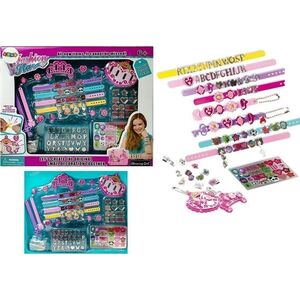 LeanToys Zestaw do Biżuterii Bransoletek Zawieszek Literki DIY 13674462 5905214972738