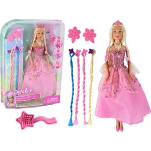 LeanToys Lalka Różowa Lucy Księżniczka Akcesoria Do Włosów 13674701 5905515352369