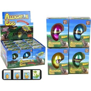 LeanToys Rosnące Jajo Aligatora Krokodyla 6cm 13674759 5905515353687