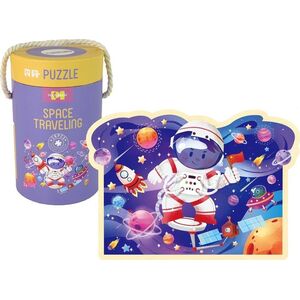 LeanToys Puzzle w Tubie Kosmos 28 Elementów 13674956 5905679070338