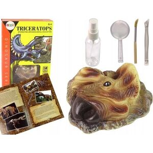LeanToys Zestaw Edukacyjny Wykopaliska Dinozaur Triceratops 13675065 5905679074428