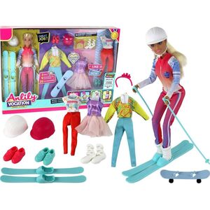 LeanToys Lalka Dla Dzieci Anlily 4 Sporty Narty Snowboard Joga Balet Akcesoria 13675169 5905679077344