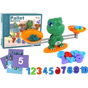 LeanToys Zabawka Edukacyjna Dinozaur Waga Działania Matematyczne 13675525 5905884452585