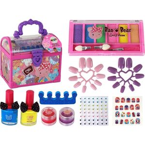 LeanToys Zestaw Piękności Kuferek Różowy DIY Makijaż Paznokcie Akcesoria 13675633 5905884459102