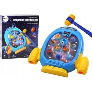 LeanToys Gra Zręcznościowa Wac A Mole Planety Rakieta 6 Trybów Światła Dźwięki Dym 13676196 5905991010845
