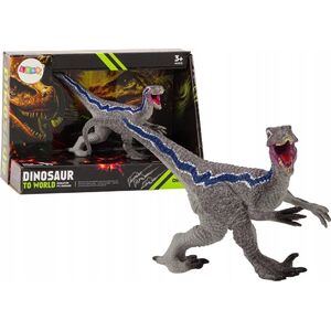 Figurka LeanToys Dinozaur Figurka Kolekcjonerska Velocitaptor Siwy 1El 13676731 5905991020929