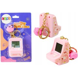 LeanToys Gra Elektroniczna Tetris Kieszonkowa Brelok Różowa 13676944 5905991029489