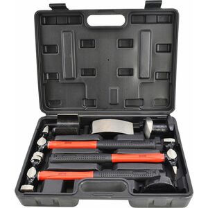 AWTools AWTOOLS ZESTAW MŁOTKÓW BLACHARSKICH 7el. / WALIZKA BLACK LINE 13683585 5903678621384