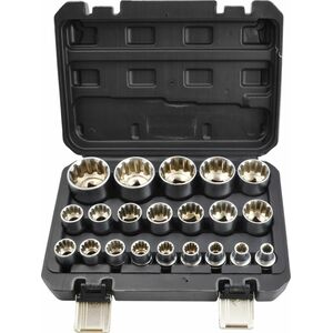 AWTools AWTOOLS ZESTAW NASADEK SPLINE 21el. 12-KĄT. BLACK LINE 13683661 5903678615680