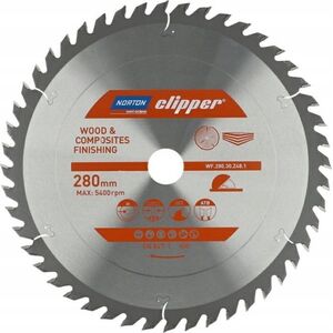 Norton NORTON PIŁA TARCZOWA 280mm x 30mm x 48z DREWNO I KOMPOZYTY ATB (3,2 / 2,2) 13683872 5450248769170