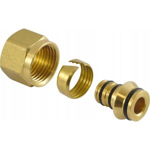Ferro Złączka zaciskowa 1/2" do rur wielowarstwowych 16x2 mm (kpl. 2 szt.) 13684190 5902194959766