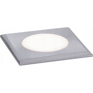Paulmann Oprawa dogruntowa HOUSE LED 2W 60lm 3000K IP67 kwadratowa 230V szczotkowane żelazo / stal nierdzewna 13684538 4000870943663