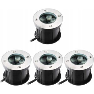 Paulmann Oprawa najazdowa DUREA LED 8W 530lm IP67 okrągła 3000K 230V stal nierdzewna 13684545 4000870946541