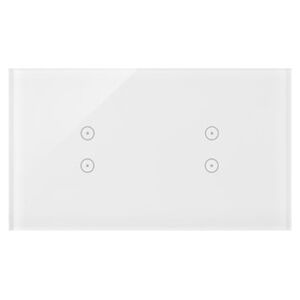 Kontakt-Simon Panel dotykowy Kontakt-Simon 54 Touch DSTR233/70 dwa moduły dwa pola dotykowe pionowe dwa pola dotykowe pionowe biała perła 13684794 5902787858926