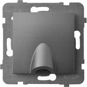 Ospel Przyłącz kablowy Ospel Aria GPPK-1U/M/70 szary mat 13684825 5907577485450