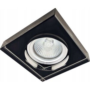 GREENLUX Greenlux x Pearl GXPO037 oczko lampa wpuszczana downlight 1x50W GU5.3 czarne 13684954 8592660133508
