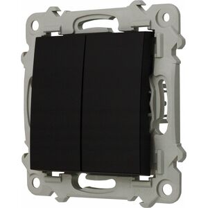 Ospel Łącznik dwugrupowy świecznikowy Ospel Szafir ŁP-2Z/m/33 czarny metalik 13685175 5906729013190
