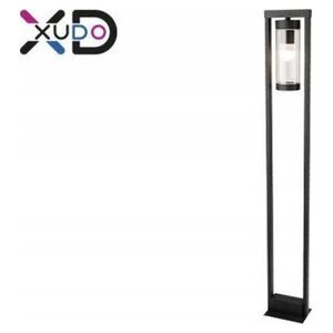 Lampa podłogowa LVT LVT XD-QA121B lampa stojąca ogrodowa IP44 1x60W E27 czarna/transparentna 13685350 5904703009726