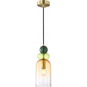 Lampa wisząca Italux Italux Manso PND-37462C-MC-GD lampa wisząca zwis 1x40W E14 multikolor/złota 13685352 5902854539376