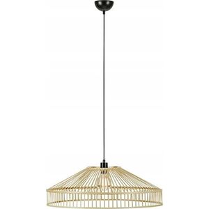 Lampa wisząca Markslojd Markslojd Tapa 108783 lampa wisząca zwis 1x40W E27 czarna/naturalna 13685367 7330024612785