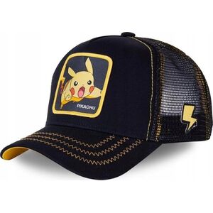 Capslab Capslab Freegun Pokemon Pikachu Cap CL-PKM2-1-PIK7 Czarne One size 13686905 3614000841739
