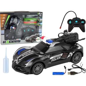 LeanToys Auto Sportowe R/C Policja Czarne Zdalnie Sterowane 13756756 5905679071878