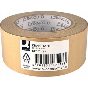 Q-Connect Taśma papierowa Q-CONNECT KRAFT, 50mm, 50m, 130 mic 13757125 5705831171213