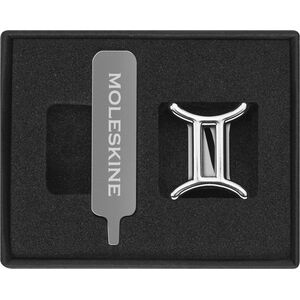 Moleskine Przypinka MOLESKINE, bliźnięta, srebrna 13757233 8056598855258