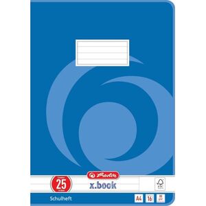 Herlitz Herlitz Hefte x.book   A4/16 Lin.25   FSC Mix 13812208 4008113322503