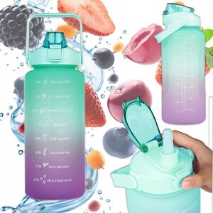 ExtraLink EXTRALINK BUTELKA MOTYWACYJNA BIDON NA WODĘ 2000ML ZIEL-FIOLET BUT-190 13814032 5906168636486