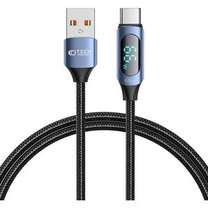 Kabel USB Tech-Protect USB-A - USB-C 1 m Niebieski (5906203690671) 13816091 5906203690671