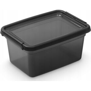 Lumarko Basestore Pojemnik Z Pokrywą i Klipsami 14x19x9cm 1,5l Coal (2242) Lumarko! 13817732 5902541224233