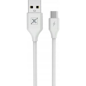 Kabel USB Maxximus USB-A - USB-C 1 m Biały 13839175 5901313413660