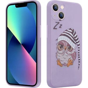 Maxximus MX OWL SLEEPY IPHONE X/XS PURPLE / FIOLETOWY 13839187 5901313075080