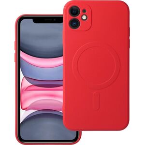 OEM Futerał SILICONE MAG COVER kompatybilny z MagSafe do IPHONE 11 czerwony 13843668 5903396162244