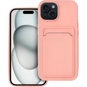 OEM Futerał CARD CASE do IPHONE 15 różowy 13844279 5903396211843