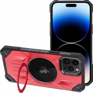 OEM Futerał ARMOR MAG COVER kompatybilny z MagSafe do IPHONE 14 Pro czerwony 13844576 5903396219320