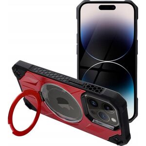 OEM Futerał ARMOR MAG COVER kompatybilny z MagSafe do IPHONE 15 Plus czerwony 13844591 5903396219481