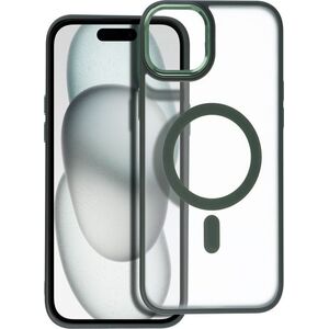 OEM Futerał MATTE MAG COVER kompatybilny z MagSafe do IPHONE 15 Plus zielony 13844615 5903396220401