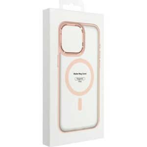OEM Futerał MATTE MAG COVER kompatybilny z MagSafe do IPHONE 15 Pro Max różowy 13844671 5903396222191