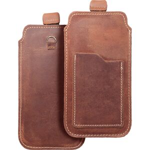 OEM Skórzana uniwersalna wsuwka z pull-up - ROYAL Crazy Horse / brązowy - Rozmiar L - IPHONE 6 / 7 / 8 13844713 5903396224041