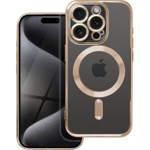 OEM Futerał ELECTRO MAG COVER kompatybilny z MagSafe do IPHONE 15 Pro złoty 13844886 5903396228155