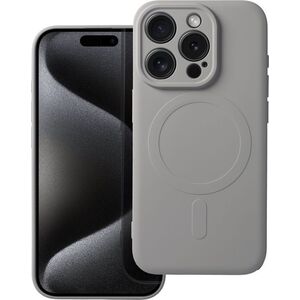OEM Futerał SILICONE MAG COVER kompatybilny z MagSafe do IPHONE 15 Pro tytanowy szary 13844921 5903396228933