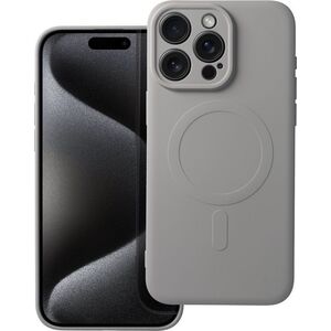 OEM Futerał SILICONE MAG COVER kompatybilny z MagSafe do IPHONE 15 Pro Max tytanowy szary 13844930 5903396228964
