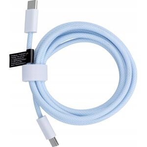 Kabel USB OEM USB-C - USB-C 1.5 m Niebieski 13845012 5903396231650