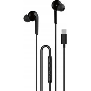 Słuchawki Dudao Słuchawki Dudao X3C+ przewodowe USB-C dokanałowe 1.2m - czarne 13846701 6976625331536