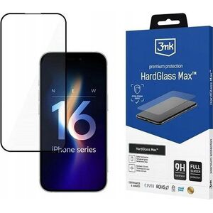 3MK 3mk HardGlass Max - Szkło hartowane do iPhone 16 Pro Max (Czarny) 13848529 5903108588942